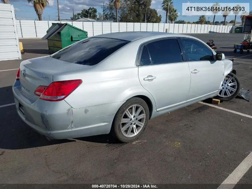 2006 Toyota Avalon Limited VIN: 4T1BK36B46U164393 Lot: 40720704