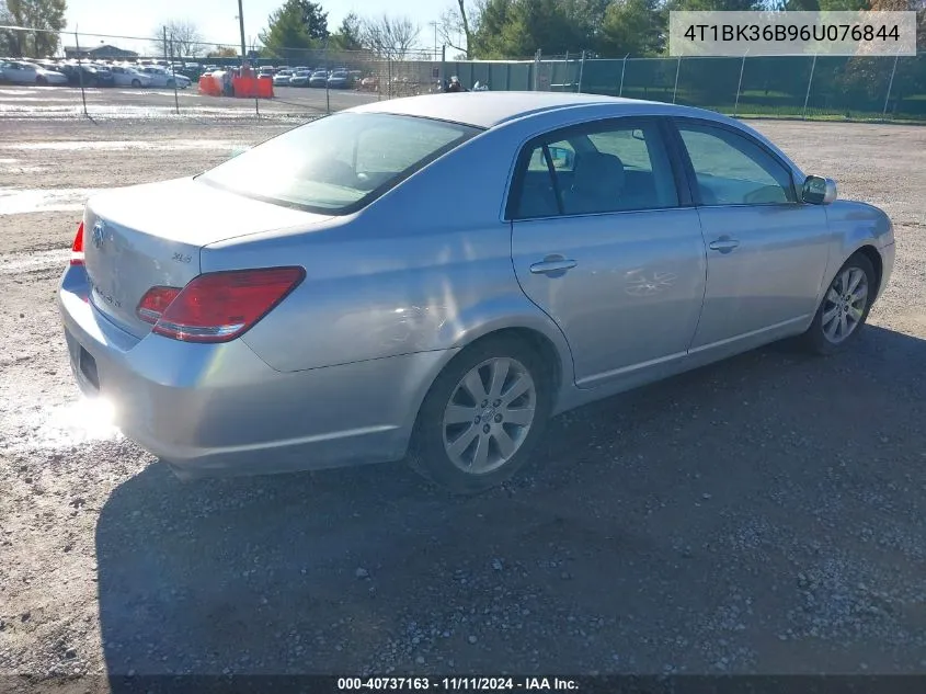 2006 Toyota Avalon Xl/Xls/Touring/Limited VIN: 4T1BK36B96U076844 Lot: 40737163