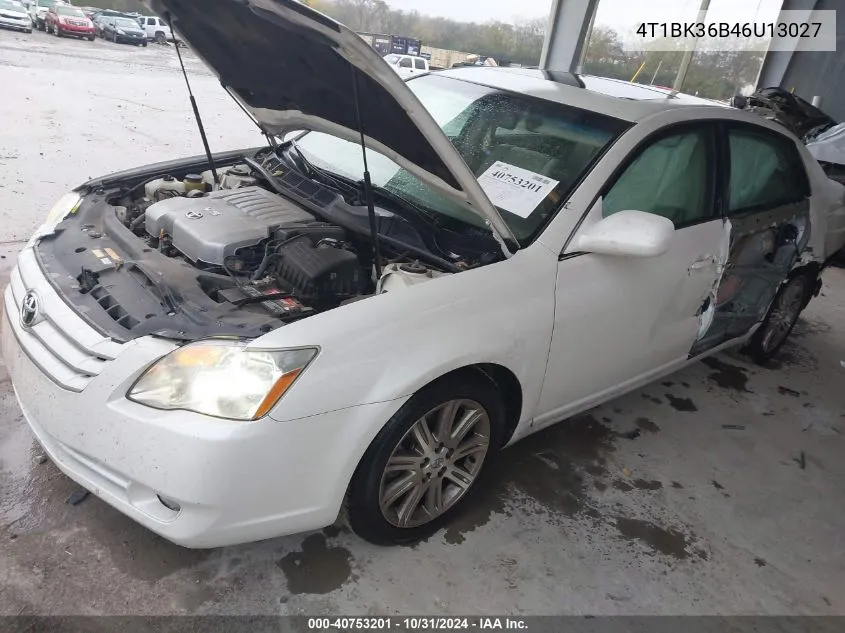 2006 Toyota Avalon Xl/Xls/Touring/Limited VIN: 4T1BK36B46U13027 Lot: 40753201