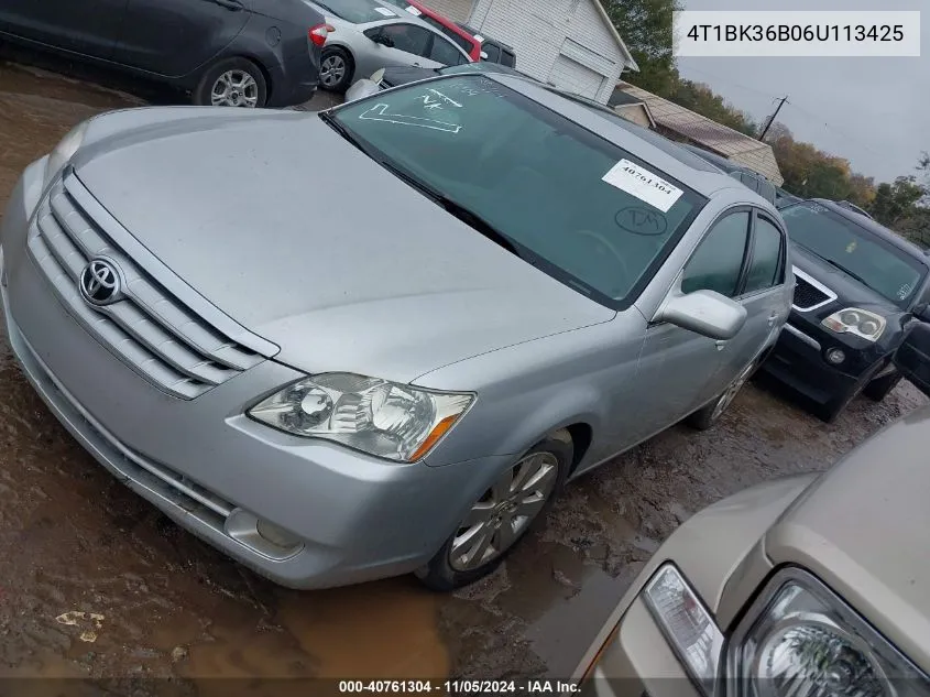 2006 Toyota Avalon Xls VIN: 4T1BK36B06U113425 Lot: 40761304