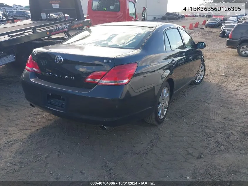 2006 Toyota Avalon Xls VIN: 4T1BK36B56U126395 Lot: 40764806