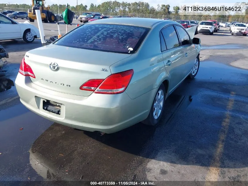 2006 Toyota Avalon Xl VIN: 4T1BK36B46U164622 Lot: 40773359