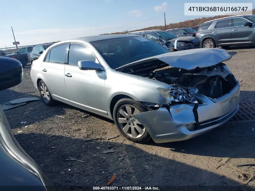 2006 Toyota Avalon Xls VIN: 4T1BK36B16U166747 Lot: 40783371