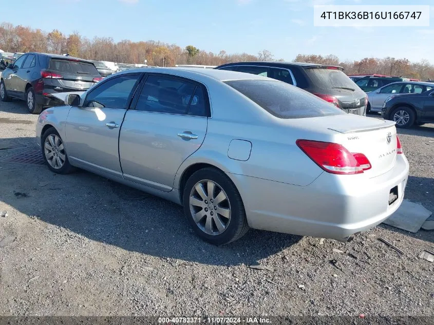 2006 Toyota Avalon Xls VIN: 4T1BK36B16U166747 Lot: 40783371