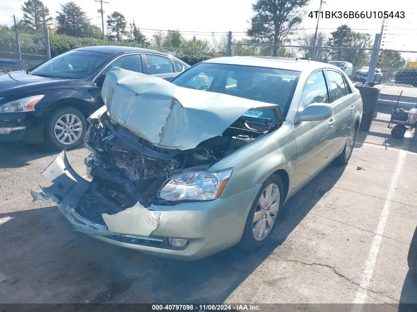 2006 Toyota Avalon Xls VIN: 4T1BK36B66U105443 Lot: 40797098