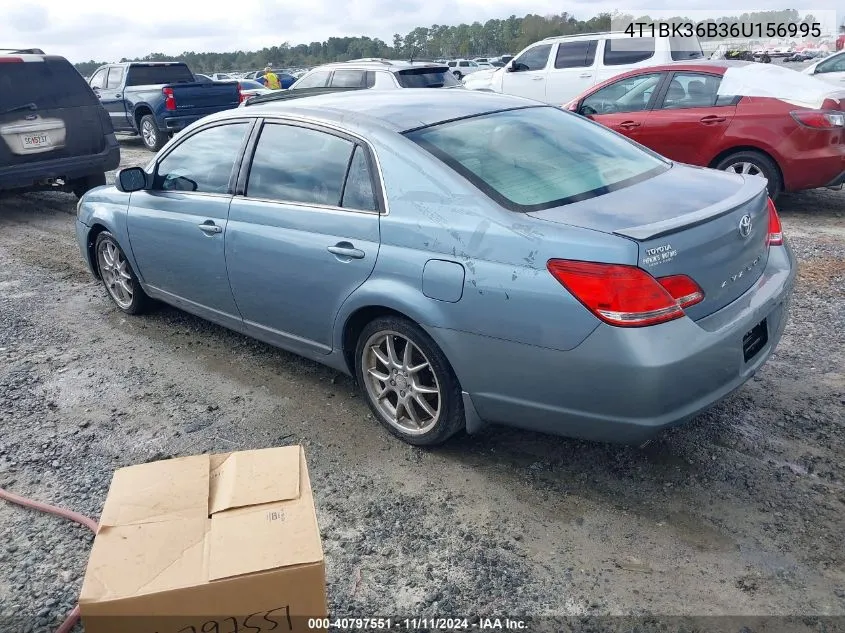 2006 Toyota Avalon Xls VIN: 4T1BK36B36U156995 Lot: 40797551