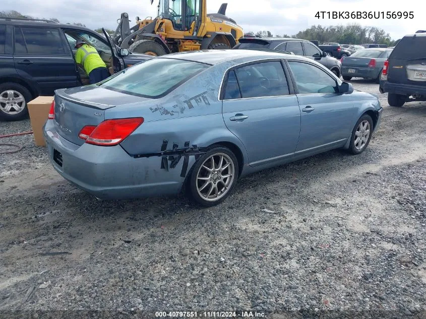 2006 Toyota Avalon Xls VIN: 4T1BK36B36U156995 Lot: 40797551