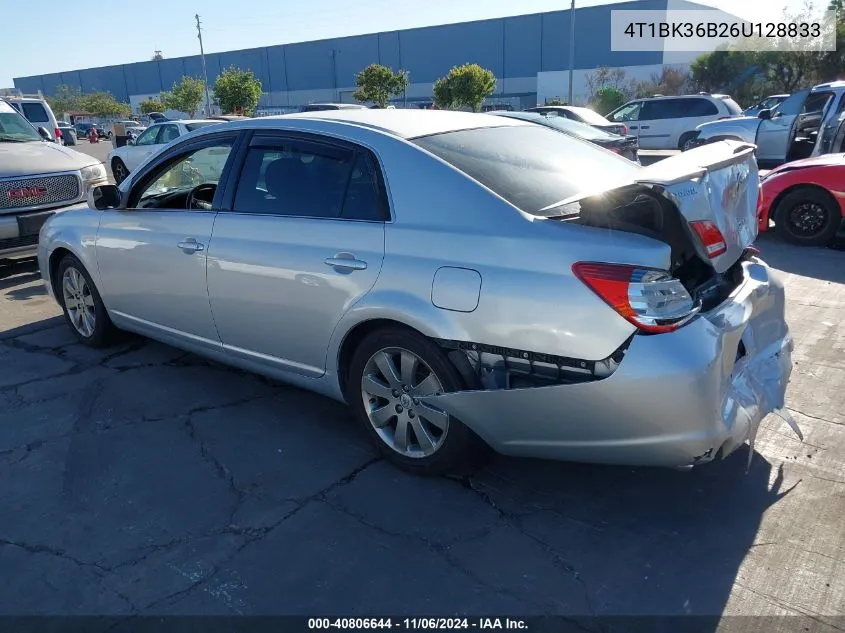 2006 Toyota Avalon Touring VIN: 4T1BK36B26U128833 Lot: 40806644