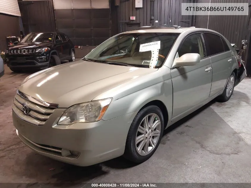 2006 Toyota Avalon Limited VIN: 4T1BK36B66U149765 Lot: 40808428