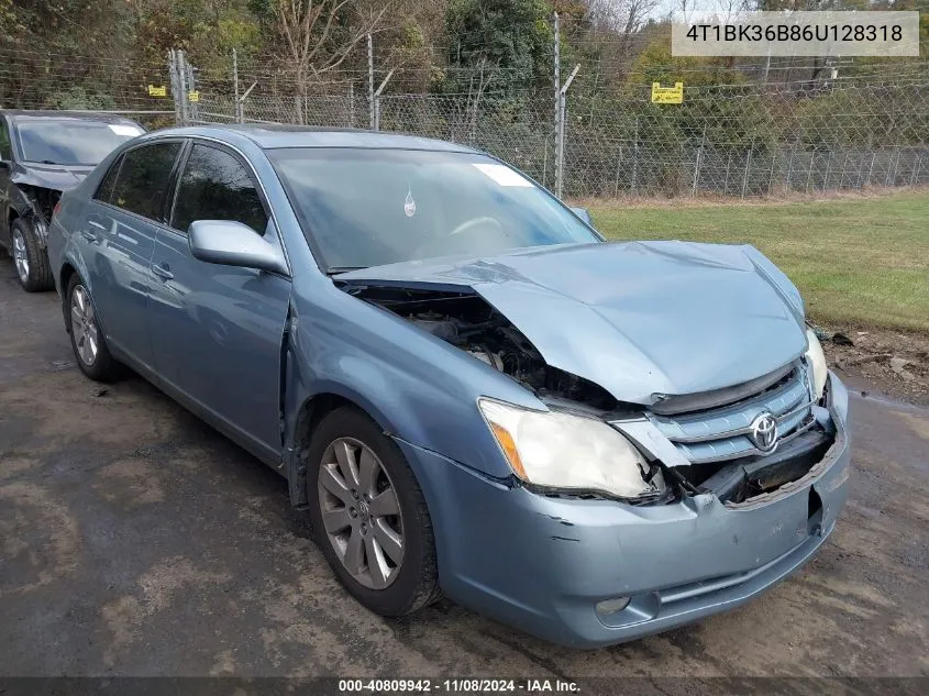 2006 Toyota Avalon Xls VIN: 4T1BK36B86U128318 Lot: 40809942