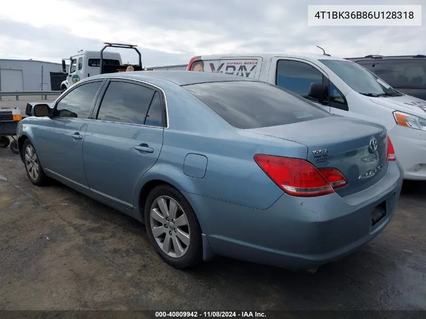 2006 Toyota Avalon Xls VIN: 4T1BK36B86U128318 Lot: 40809942