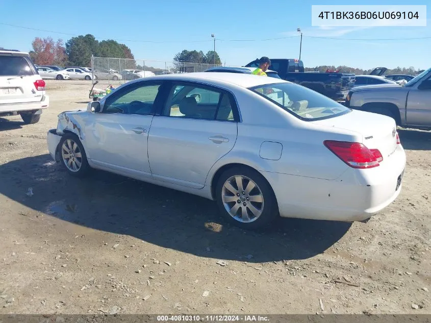 4T1BK36B06U069104 2006 Toyota Avalon Xls