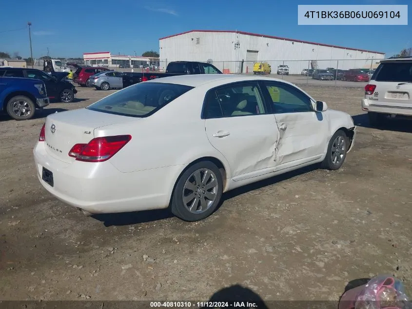 4T1BK36B06U069104 2006 Toyota Avalon Xls