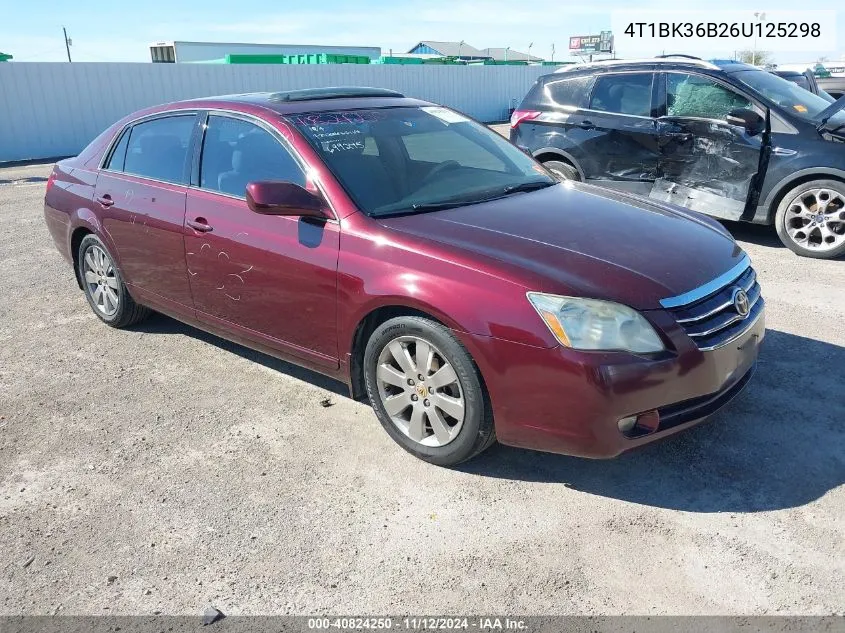 4T1BK36B26U125298 2006 Toyota Avalon Xls