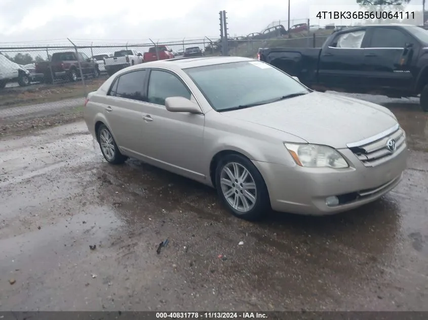 2006 Toyota Avalon Limited VIN: 4T1BK36B56U064111 Lot: 40831778