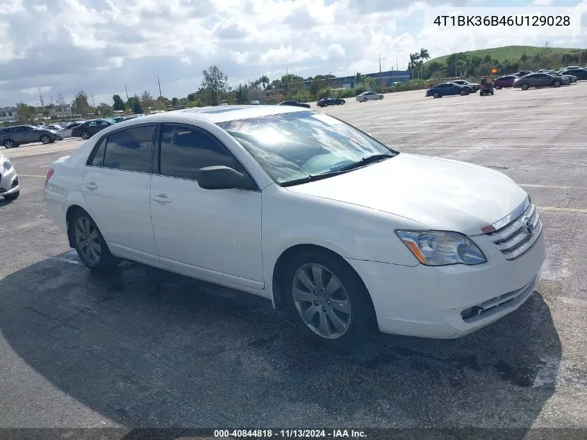 2006 Toyota Avalon Touring VIN: 4T1BK36B46U129028 Lot: 40844818