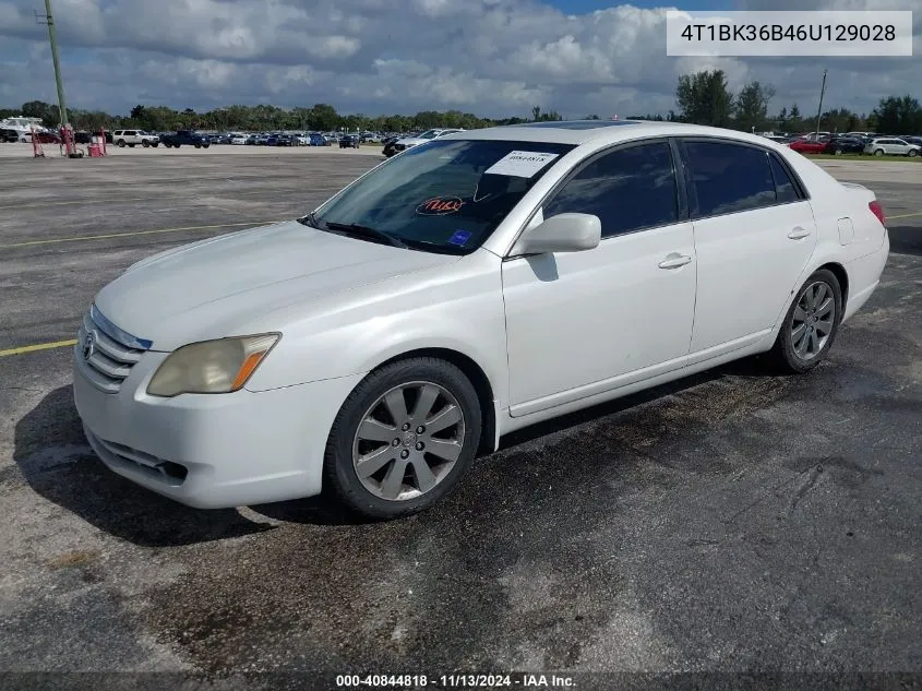 2006 Toyota Avalon Touring VIN: 4T1BK36B46U129028 Lot: 40844818