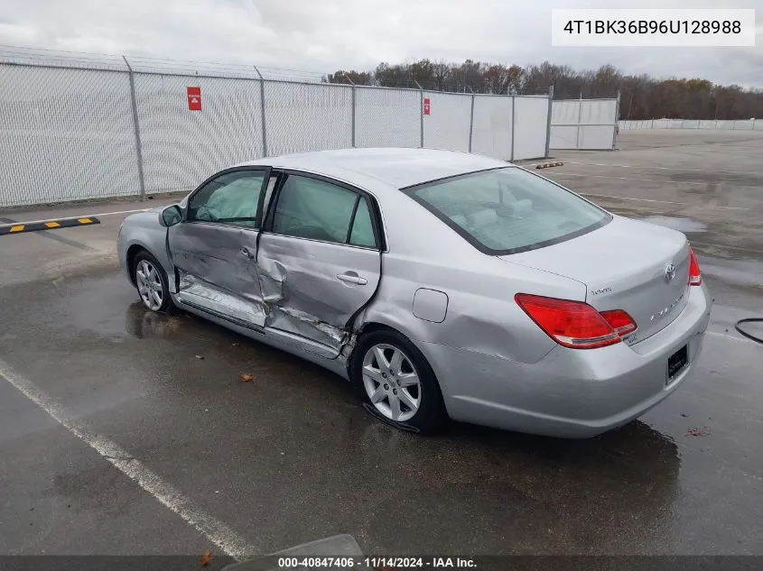 2006 Toyota Avalon Xl VIN: 4T1BK36B96U128988 Lot: 40847406