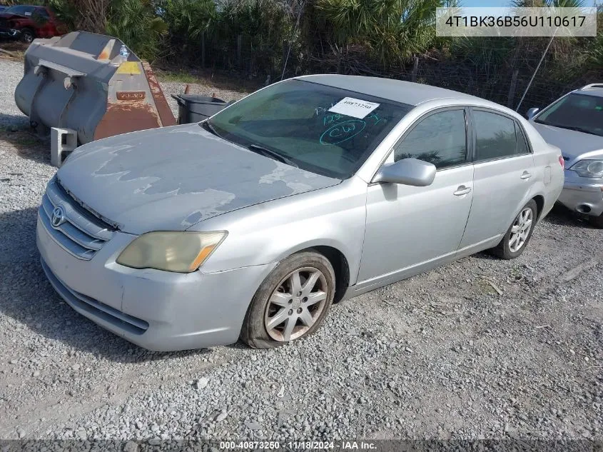 2006 Toyota Avalon Xl/Xls/Touring/Limited VIN: 4T1BK36B56U110617 Lot: 40873250