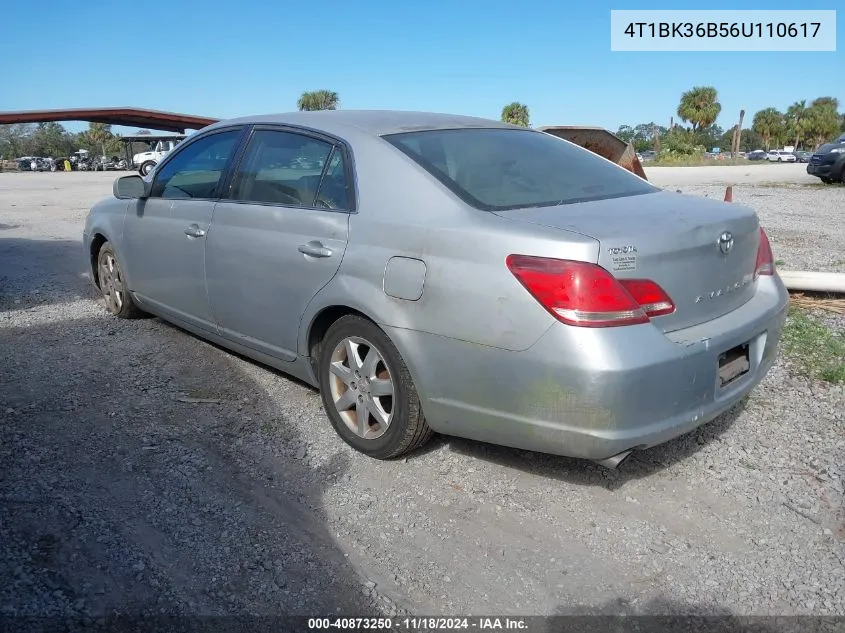 2006 Toyota Avalon Xl/Xls/Touring/Limited VIN: 4T1BK36B56U110617 Lot: 40873250