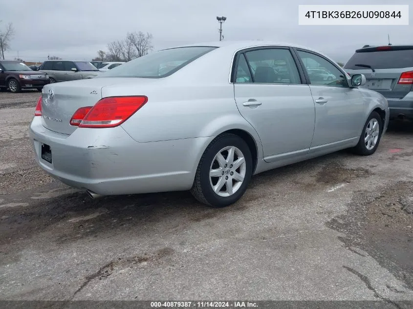 2006 Toyota Avalon Xl VIN: 4T1BK36B26U090844 Lot: 40879387