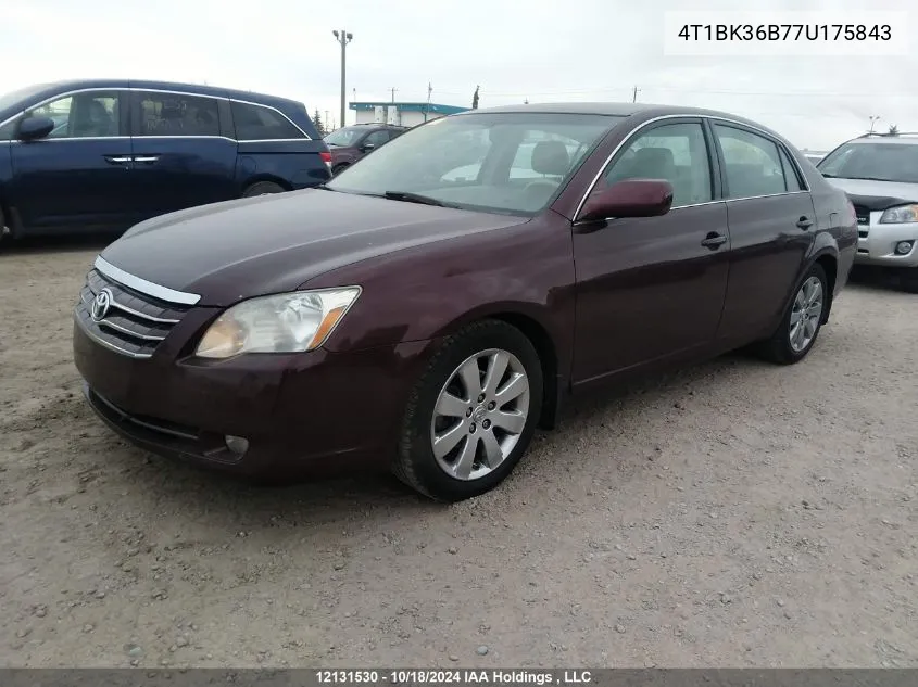 2007 Toyota Avalon Xl/Xls/Touring/Limited VIN: 4T1BK36B77U175843 Lot: 12131530