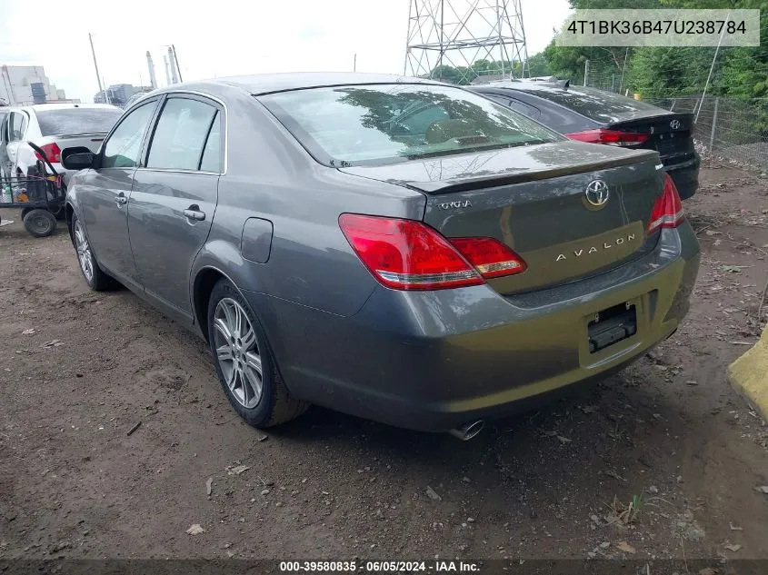 2007 Toyota Avalon Limited VIN: 4T1BK36B47U238784 Lot: 39580835