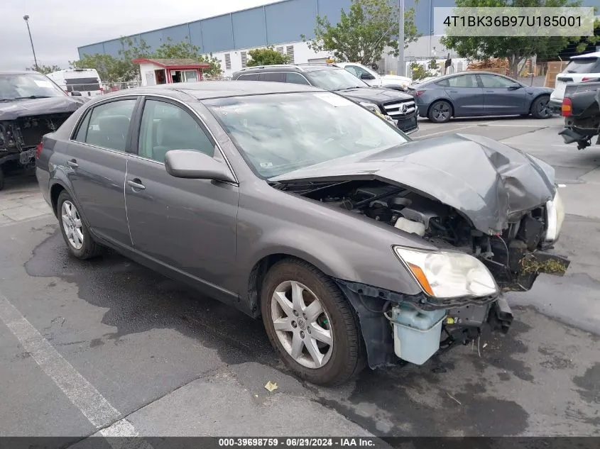 2007 Toyota Avalon Xl VIN: 4T1BK36B97U185001 Lot: 39698759