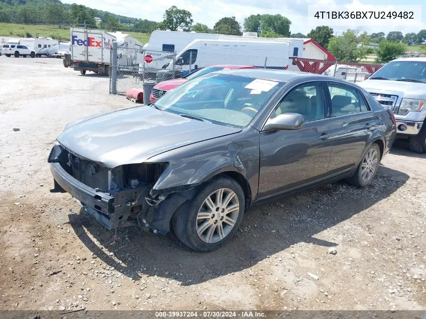 2007 Toyota Avalon Limited VIN: 4T1BK36BX7U249482 Lot: 39937204