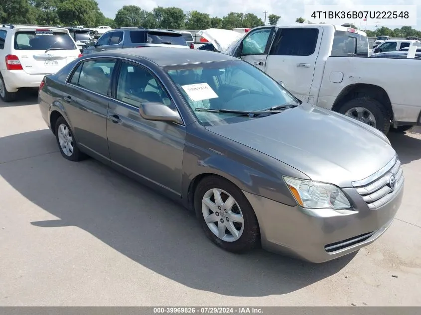 4T1BK36B07U222548 2007 Toyota Avalon Xl/Xls/Touring/Limited