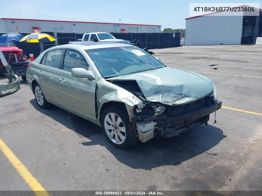 2007 Toyota Avalon Xls VIN: 4T1BK36B77U233806 Lot: 39998923