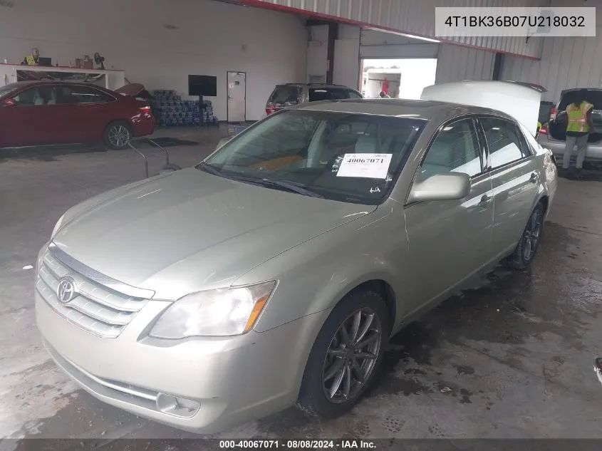 4T1BK36B07U218032 2007 Toyota Avalon Xls