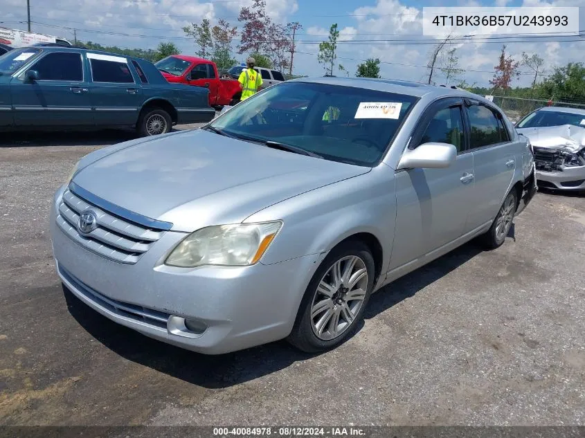 2007 Toyota Avalon Limited VIN: 4T1BK36B57U243993 Lot: 40084978