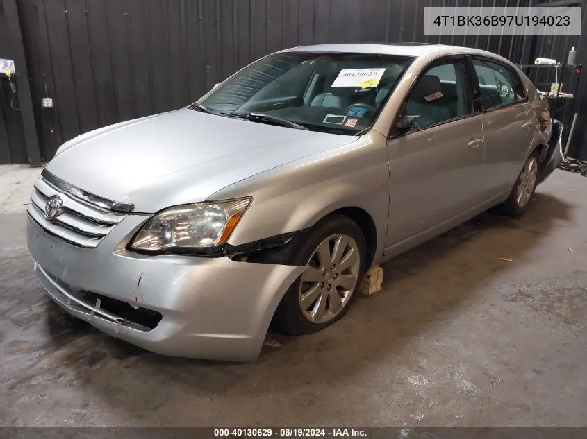 2007 Toyota Avalon Xls VIN: 4T1BK36B97U194023 Lot: 40130629