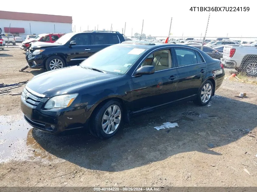 2007 Toyota Avalon Xls VIN: 4T1BK36BX7U224159 Lot: 40184220