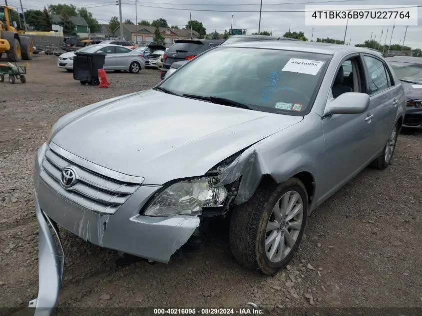 2007 Toyota Avalon Xls VIN: 4T1BK36B97U227764 Lot: 40216095