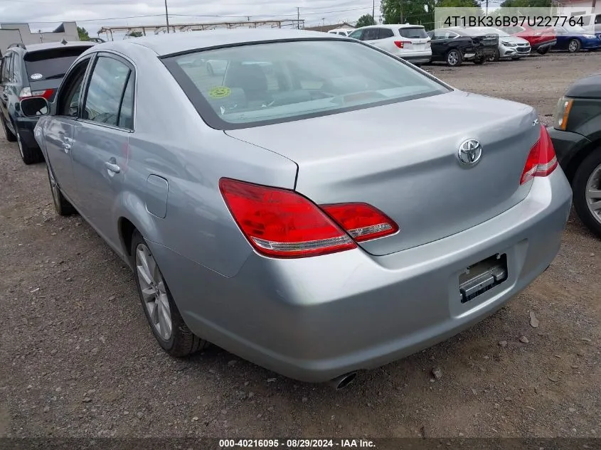 2007 Toyota Avalon Xls VIN: 4T1BK36B97U227764 Lot: 40216095