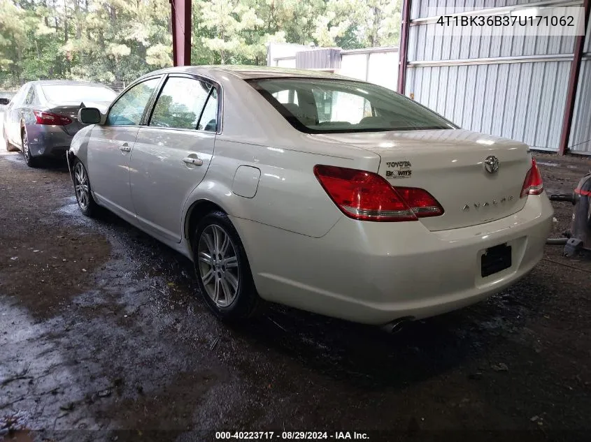 2007 Toyota Avalon Limited VIN: 4T1BK36B37U171062 Lot: 40223717