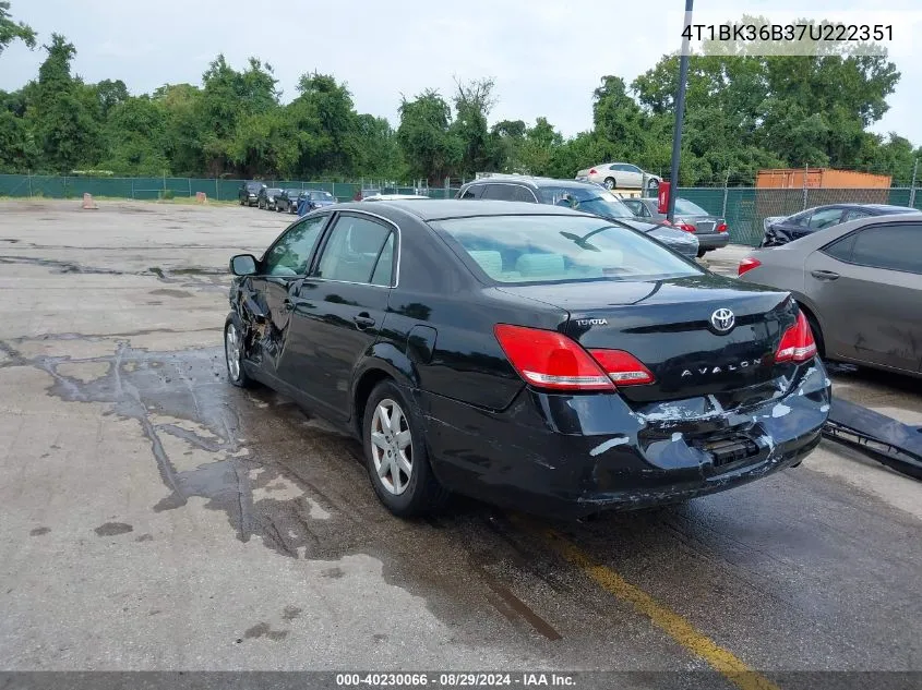 4T1BK36B37U222351 2007 Toyota Avalon Xl