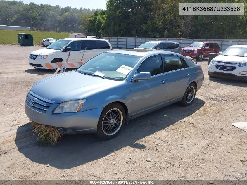 2007 Toyota Avalon Xls VIN: 4T1BK36B87U233538 Lot: 40261643