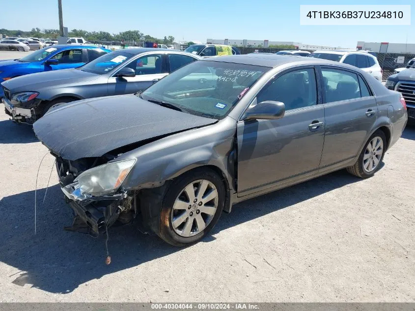 2007 Toyota Avalon Xl/Xls/Touring/Limited VIN: 4T1BK36B37U234810 Lot: 40304044