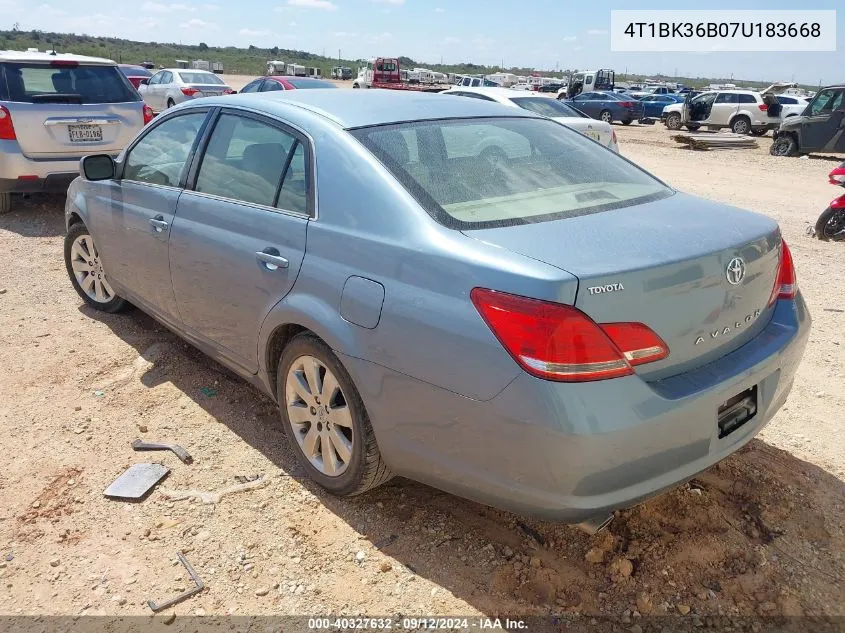 4T1BK36B07U183668 2007 Toyota Avalon Xls