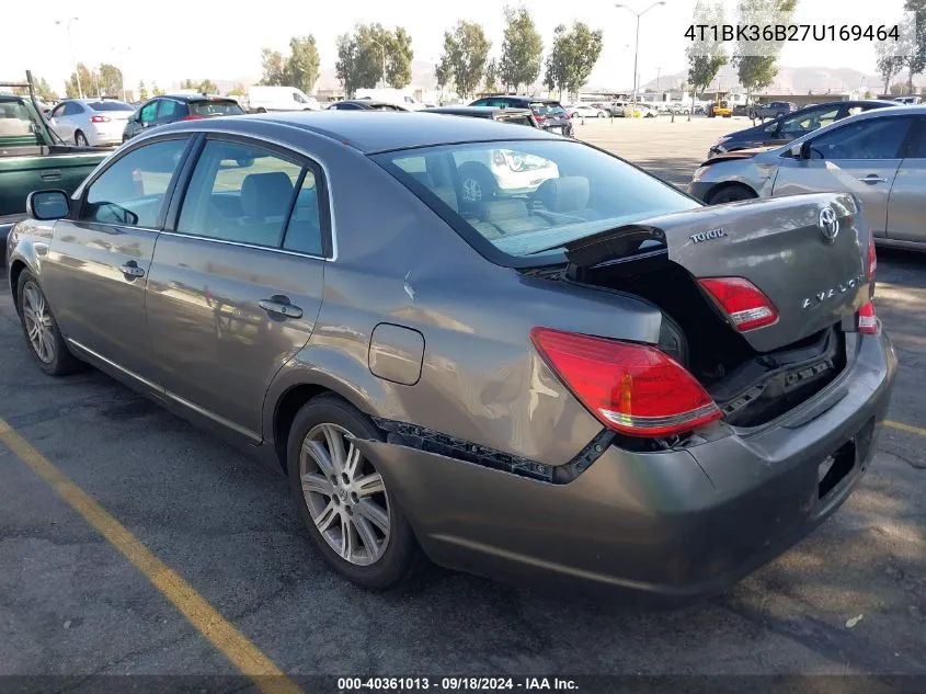 2007 Toyota Avalon Limited VIN: 4T1BK36B27U169464 Lot: 40361013