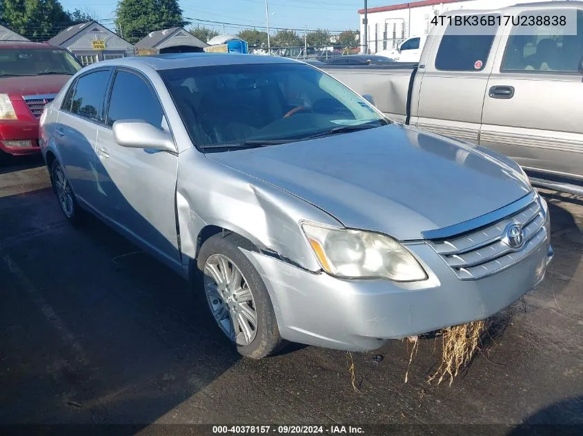 2007 Toyota Avalon Limited VIN: 4T1BK36B17U238838 Lot: 40378157