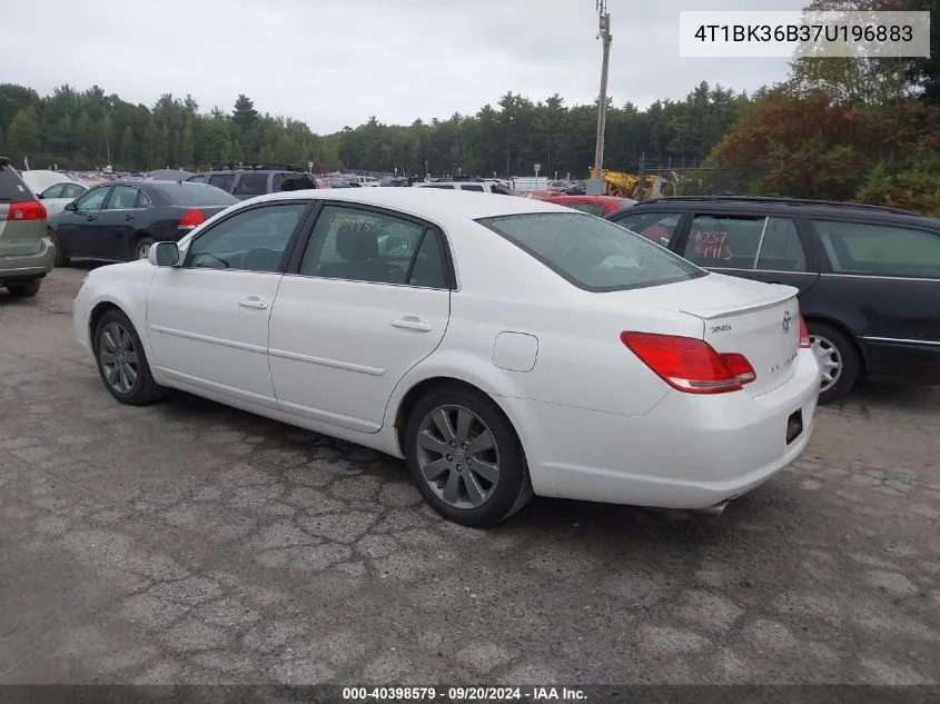 2007 Toyota Avalon Touring VIN: 4T1BK36B37U196883 Lot: 40398579