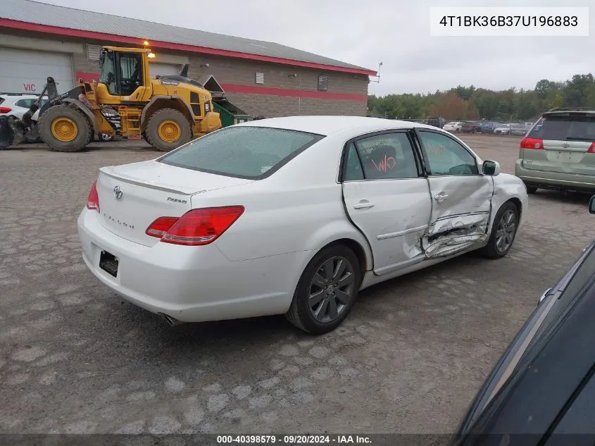 2007 Toyota Avalon Touring VIN: 4T1BK36B37U196883 Lot: 40398579