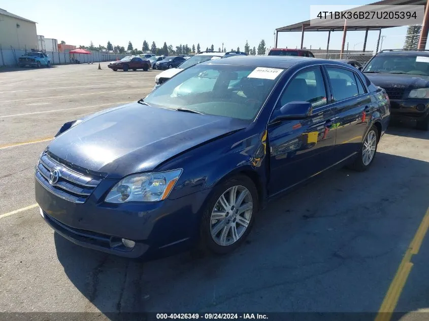 2007 Toyota Avalon Limited VIN: 4T1BK36B27U205394 Lot: 40426349