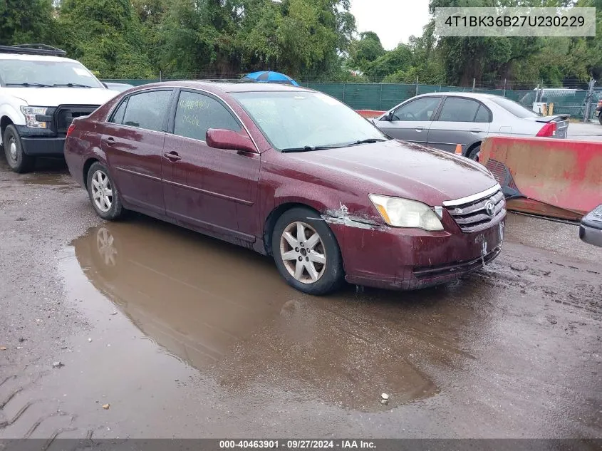 4T1BK36B27U230229 2007 Toyota Avalon Xl