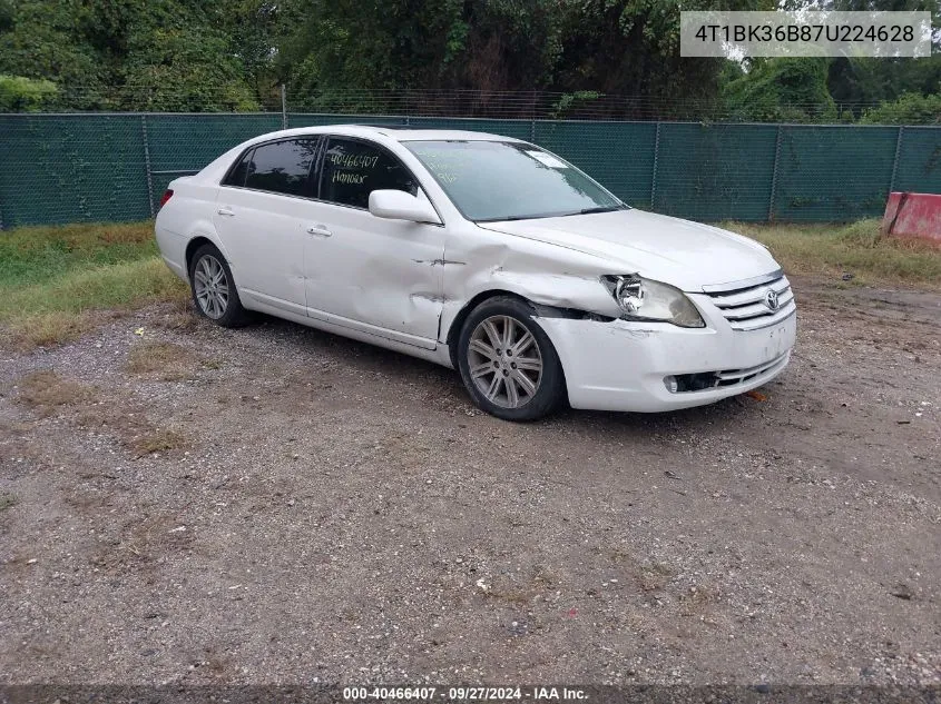 2007 Toyota Avalon Limited VIN: 4T1BK36B87U224628 Lot: 40466407