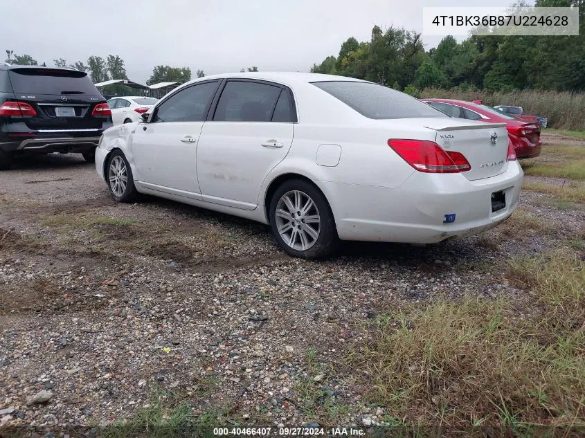 4T1BK36B87U224628 2007 Toyota Avalon Limited